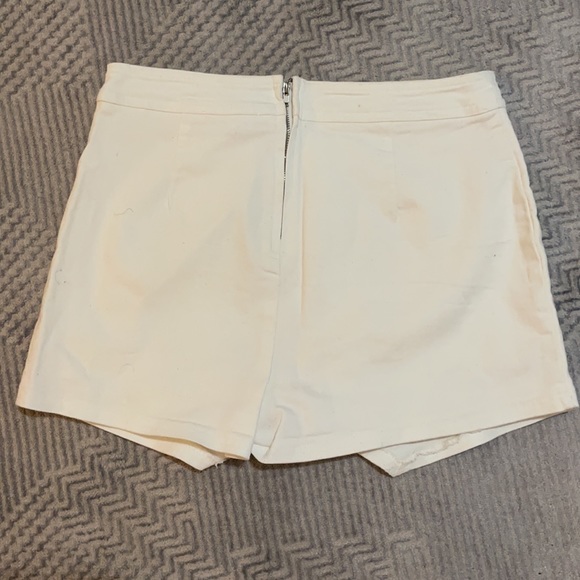 White Denim Skort - Picture 2 of 3